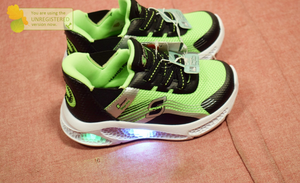 S Sport By Skechers Toddler Myles Sneakers Lime Green 8T